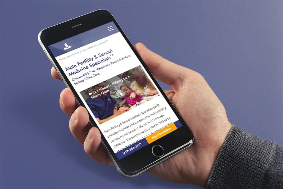 Get to Know the New Male Fertility Specialists Website